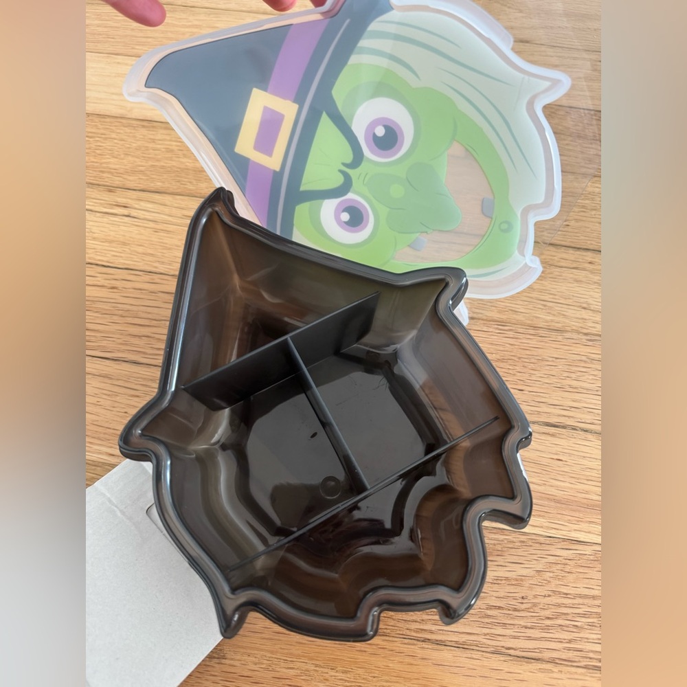 CWC Cook with Color Halloween Witch Snack Box Plastic Storage Container - Picture 9 of 11